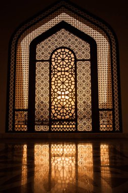 Doha, Katar - 24 Nisan 2022: İmam Muhammed ibn el-Vahab Camii Katar 'ın ulusal camisidir.. 