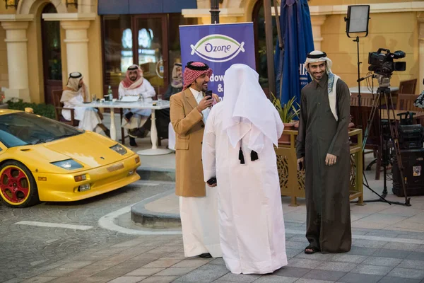 Doha Qatar Fevereiro 2020 Exposição Supercarros Luxo Organizada Pela Equipe — Fotografia de Stock