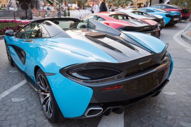 Doha, Katar-Şubat 01.2020: Katar takımı tarafından yapay Pearl Adası 'nda 