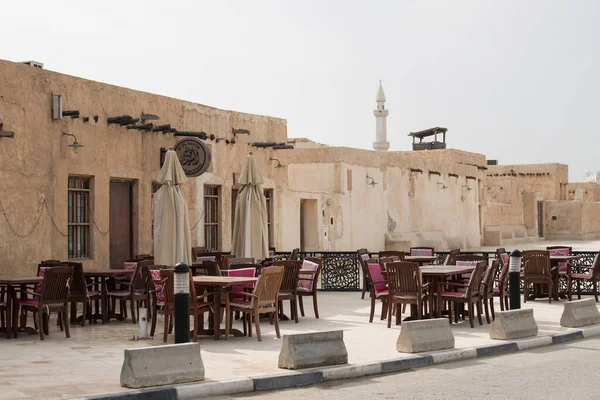 Doha Qatar April 2022 Wakrah Markt Gebouwd Een Traditionele Arabische — Stockfoto