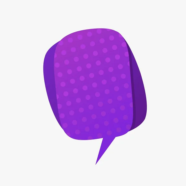 Gradient Violet Chat Bulle Icône — Image vectorielle