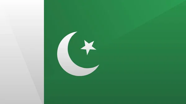 Pakistan Flagge Hintergrund Für Die Feier Und Das Gedenken Pakistan — Stockvektor