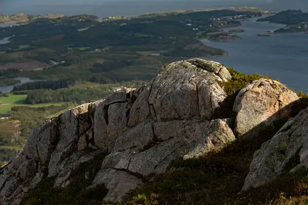 Pohled Norský Fjord — Stock fotografie