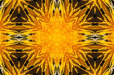 Soyut sunulan sarı modern duvar kağıdı