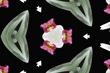 Soyut sunulan çok renkli modern duvar kağıdı