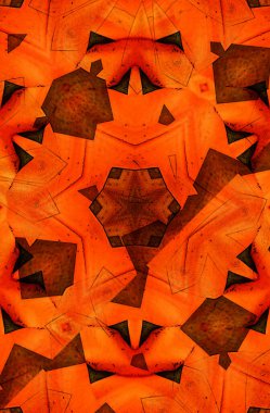 Turuncu modern duvar kağıdı soyut olarak sunulmuştur