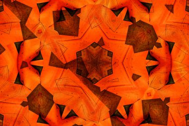 Turuncu modern duvar kağıdı soyut olarak sunulmuştur