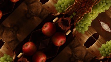 Soyut sunulan çok renkli modern duvar kağıdı