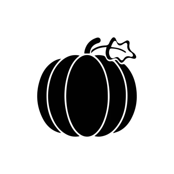 Calabazas Icono Vector Plano Aislado Blanco Clipart Garabato Simple Dibujado — Archivo Imágenes Vectoriales