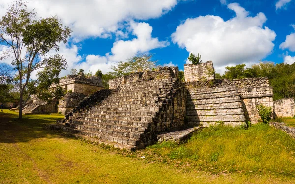 Ruínas Maias Sítio Arqueológico Ekbalam México Perto Valladolid Península Yucatán — Fotografia de Stock