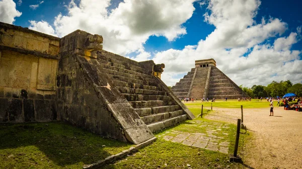 Mexico Chichen Itza Yucatan Mayan Pyramid Kukulcan — Stock Photo, Image