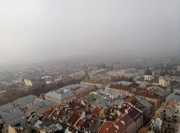 Vista Ciudad Lviv — Foto de Stock