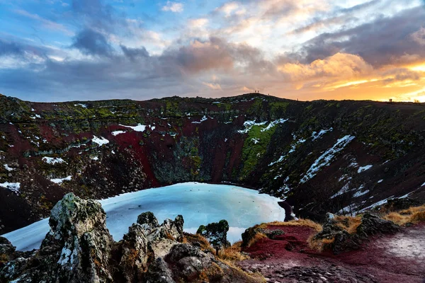 kerith crater in Iceland natural wonders adventures on Iceland .