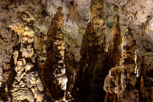 Explorar Hermosa Cueva Postojna Slovenia Cueva Europea Más Visitada — Foto de Stock