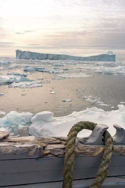 Beautiful Icebergs Geenland Boat Trip Ilulissat — Stock Photo, Image