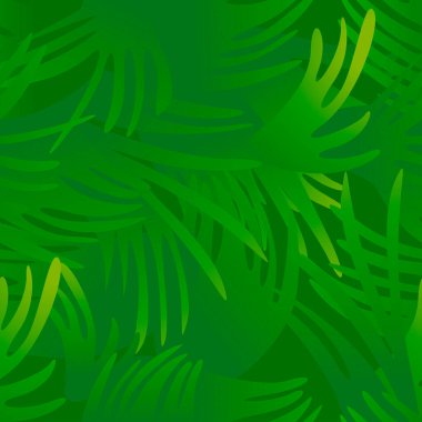 Seamless pattern palm leaves repeating wallpaper for design.