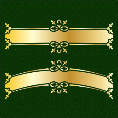 Etiket çerçeve arka plan dekorasyonu altın lüks kraliyet metal hazinesi