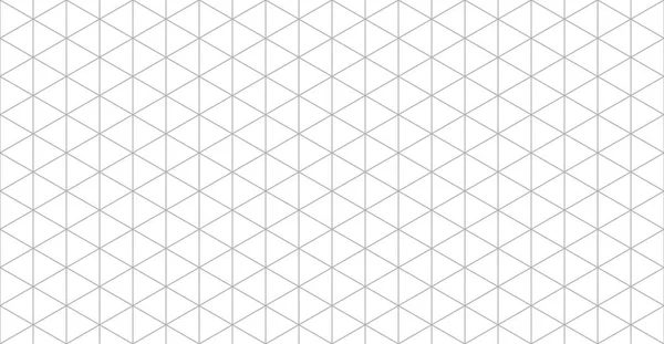 Isome Izgarası Dikişsiz Desen Üçgen Grafik Kağıdı Altıgen Üçgen Geometrik — Stok Vektör