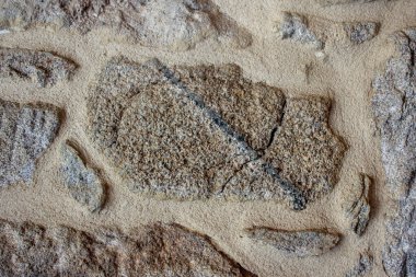 stone wall pattern in a house in the mountains
