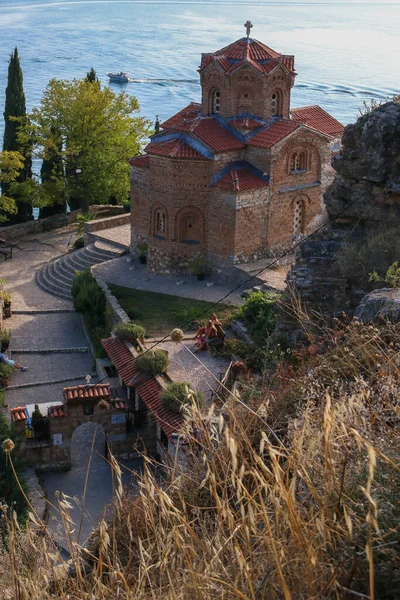 Ohri Gölü 'ndeki Aziz John Kaneo Ortodoks Kilisesi