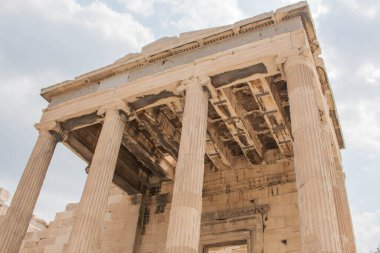 Entrance to the temple of Athena Nike, in the Acropolis of Athens, Greece.
