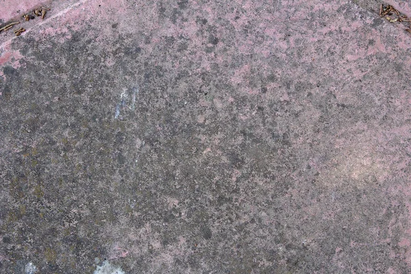 Różowa Kamienna Podłoga Szarymi Wilgotnymi Plamami Białymi Rozpryskami Farby Śladami — Zdjęcie stockowe