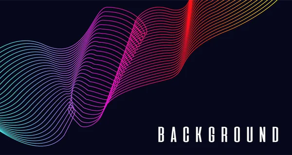 Futuristic Metaverse Background Neon Box Perspective Abstract Background — 스톡 벡터