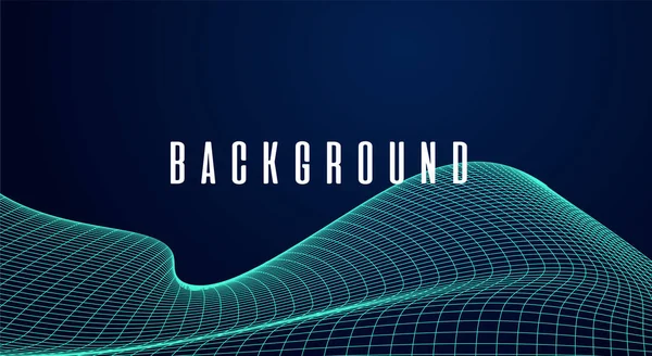 Futuristic Metaverse Background Neon Box Perspective Abstract Background — Stockvector