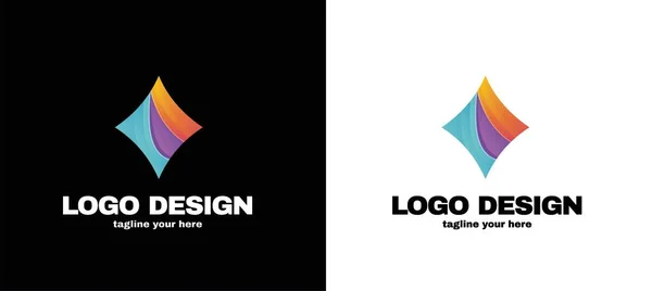 Logo Design Unternehmen Unternehmen Sammlung Abstrakt Geschäft Symbol Set Modern — Stockvektor