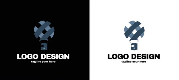 Logo Design Company Corporate Collection Abstract Business Icon Set Modern — Image vectorielle