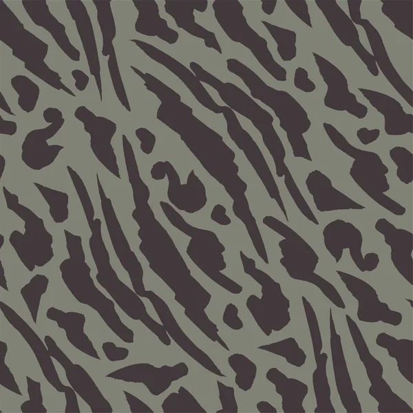 Patrón Leopardo Animal Diseño Impresión Divertido Dibujo Patrón Sin Costura — Archivo Imágenes Vectoriales