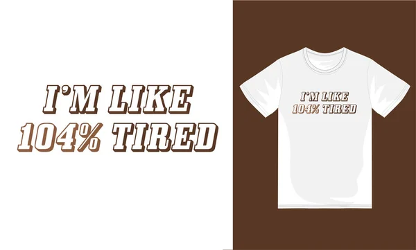Projekt Koszulki Śmieszną Typografią Cytatu Kolorowymi Literami Druku Wektorowego Koszulce — Wektor stockowy