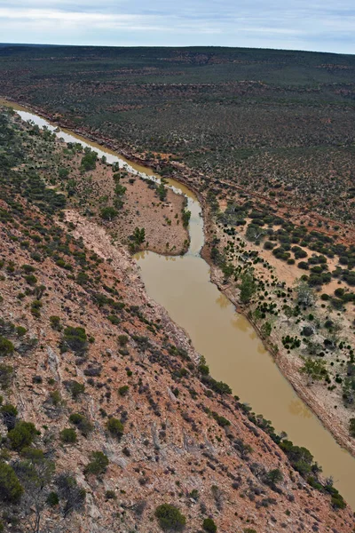 カルバリスカイウォークからのマーチソン川渓谷の眺め Western Australia — ストック写真