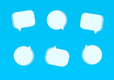 Qoute kutu çerçevesi, yorum çerçevesi, baloncuk blok şablonu tasarımınız için uygun 10 şablon.