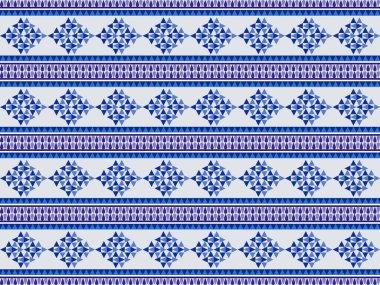 Soyut etnik geometrik desen, baskı, sınır, gelenek, etnik oryantal dikişsiz desen, illüstrasyon, Gemetrik etnik oryantasyon deseni geleneksel