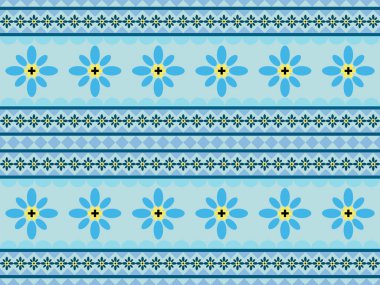 Soyut etnik geometrik desen, baskı, sınır, gelenek, etnik oryantal dikişsiz desen, illüstrasyon, Gemetrik etnik oryantasyon deseni geleneksel