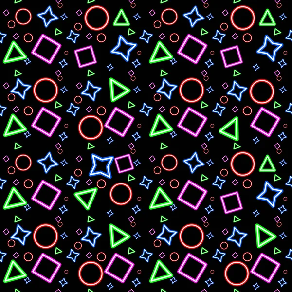 Abstrait Formes Géométriques Multicolores Fond — Image vectorielle