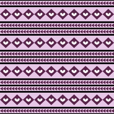 Soyut etnik geometrik desen, baskı, sınır, gelenek, etnik oryantal dikişsiz desen, illüstrasyon, Gemetrik etnik oryantasyon deseni geleneksel