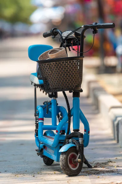 Fahrrad Strand Abgestellt — Stockfoto