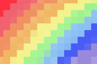 Güzel çok renkli gökkuşağı arkaplan deseni