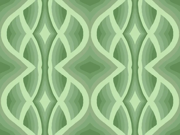 Абстрактный Бесшовный Рисунок Зеленом Фоне — стоковый вектор