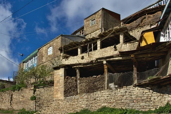 Architecture of the mountain village Bukhtib
