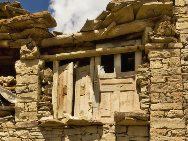 Architecture of the mountain village Bukhtib