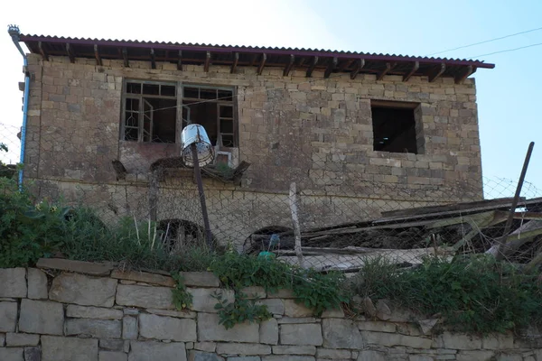 Dağ köyünün manzarası