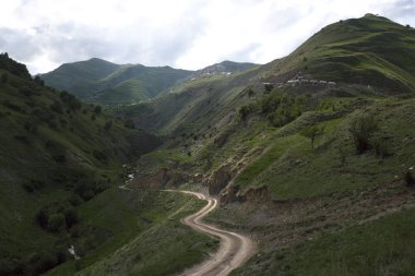 Dağların güzel manzarası