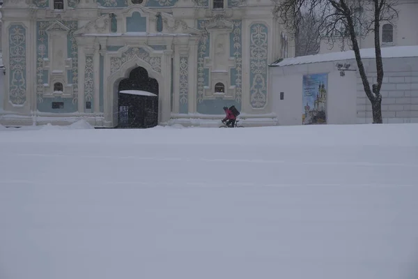 Vinter Kiev Ukraina — Stockfoto