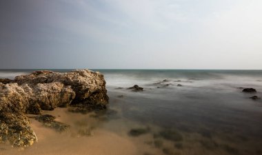 Deniz manzaralı uzun menzilli çekim tekniği. 