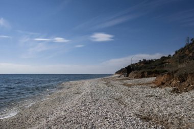 Harika sahil manzaralı Maronia Komotini.