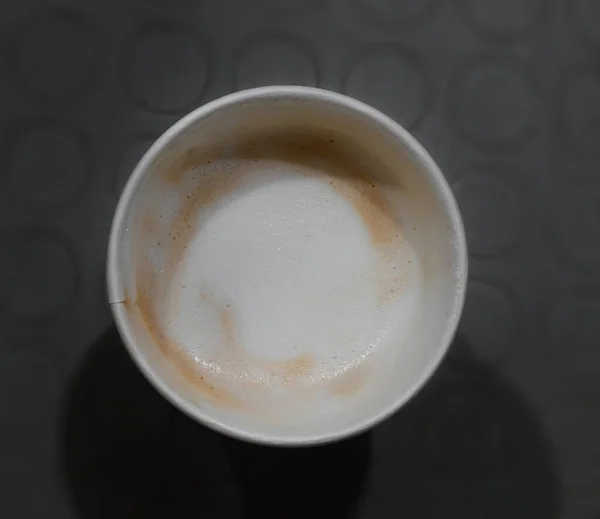 Cappuccino Topped Milk — ストック写真