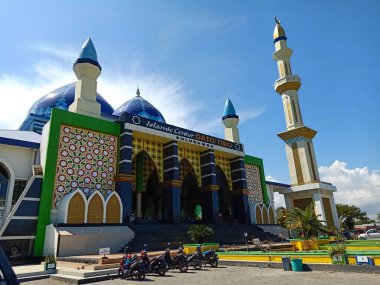 Bulukumba, Indonesia - Oct 13 2019: Mosque of Islamic Center Dato Tiro Bulukumba, one of the biggest mosque at South Sulawesi